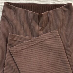 Lululemon Athletica Chocolate Ribbed Pants